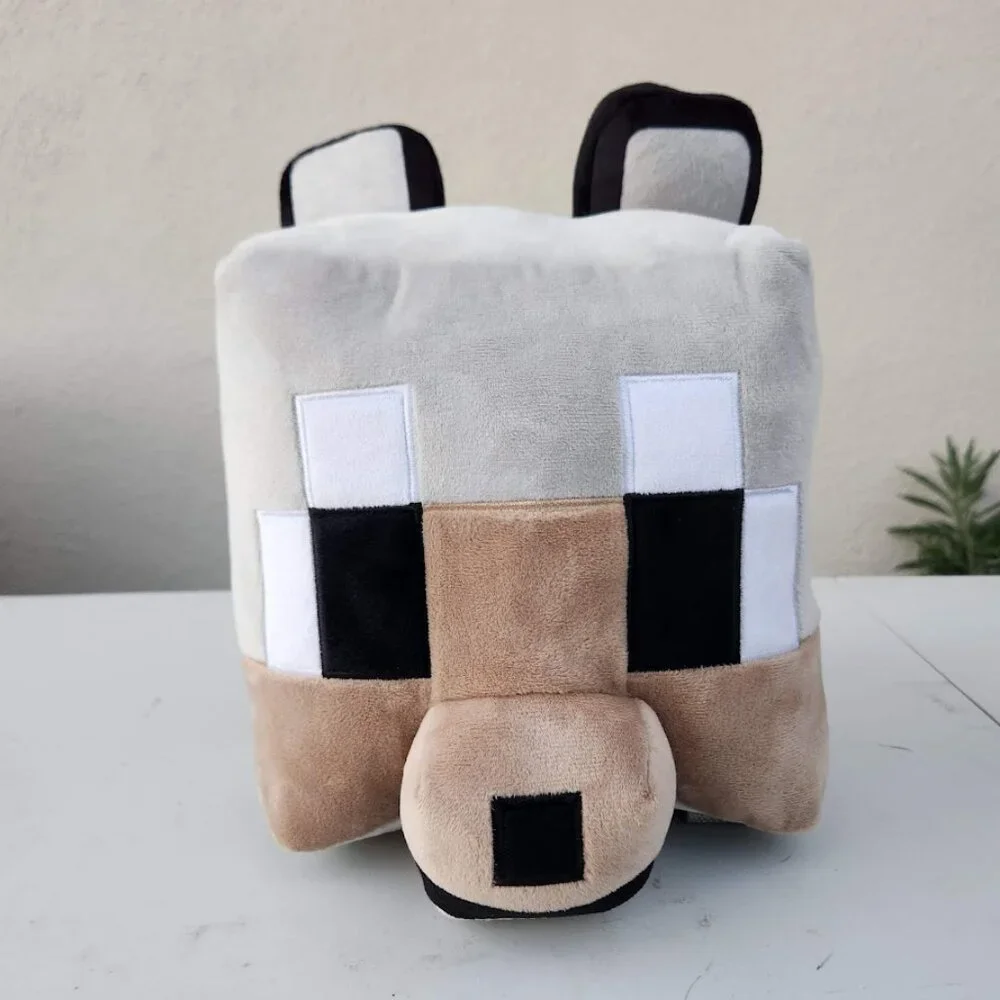NEW Minecraft Wolf Large Plush Backpack 12.5